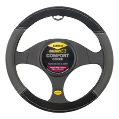 SIMONIZ - Forro Timón Sport Full Equipo Negro-Gris