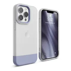 ELAGO - Estuche Compatible iPhone 13 Pro Glide Transparente / Lila