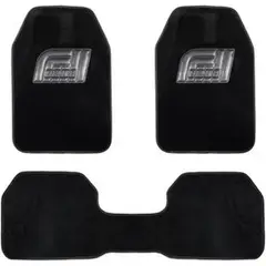 SIMONIZ - Tapete Alfombra Comfort Full Equipo 3 Pz Negro