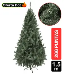 GIO HOME - Arbol De Navidad Pino Montañes 1.50M 266 Ramas Verde