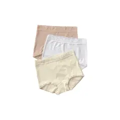 LEONISA - Paquete x 3 Panties Clásicos con Toques de Encaje