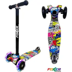 MULTIPLACE COLOMBIA - Monopatin scooter para niño moderna con luces foxer 2024