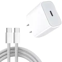 GENERICO - Cargador compatible con iPhone 15 cable tipo c a tipo c, carga rápida