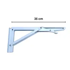 GENERICO - Pie Amigo Abatible - Escualizable X2 Piezas 35cm 14 Blanco