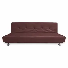 PRODESCANSO - Sofa Cama One En Ecocuero - CAFE