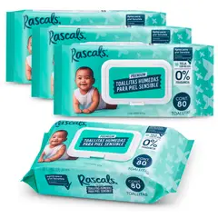 DR BROWNS - Set Pañitos Humedos R+F 320 Unds 4Pq X 80