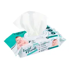 RASCALS - Pañitos Humedos de Bebé Sensitive por 80 Unds