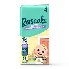 RASCALS - Pañales Cocomelon Pants T4 Bebé 7-12 Kg x 36 Unds