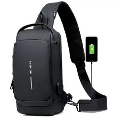 DHOAL - Morral manos libres impermeable para caballero fino importado