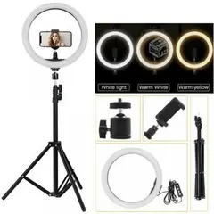 MULTIPLACE COLOMBIA - Aro de luz led 32 cm tiktok trípode 2.20 mts y soporte para celular