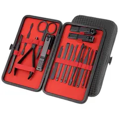 MULTIPLACE COLOMBIA - Set de manicure profesional en acero 15 piezas