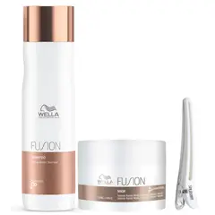 WELLA - Kit Fusion Shampoo Mascarilla