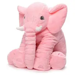 MULTIPLACE COLOMBIA - Elefante para bebe de 60 cm peluche antialergico grande Rosa