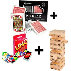 MULTIPLACE COLOMBIA - Juego uno poker original plastificadojenga gigante