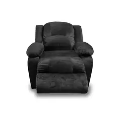 INDUSTRIAL BASESTILOS - Silla reclinable Manual Lino negro