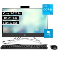 HP - TODO EN UNO 22 Intel Core I3 1215U, SSD 512GB, DDR4 8GB, 21,5'' WIN11.