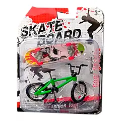 GENERICO - Patineta Dedos Bicicleta Biker Fingerboard Skateboard 9cm