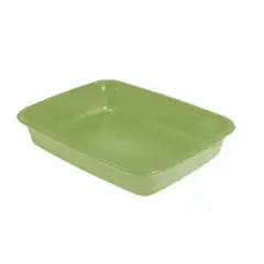 HALLY PET - Baño Arenero Bandeja Para Gatos Pala Verde.