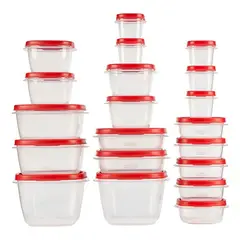 RUBBERMAID - Gran Set Envases Plásticos X20 Portacomidas 40pzs