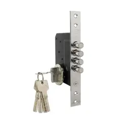 GENERICO - Cerradura De Seguridad Auxiliar Con Cilindro Llave Punto