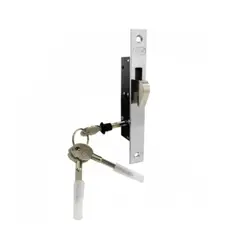 GENERICO - Cerradura Picoloro Incrustar Puerta Corrediza Llave Tetra