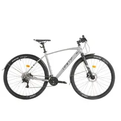 GW - Bicicleta Urbana 700 Sacramento 9 Vel Gris Mate/Negro XL