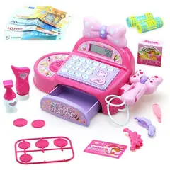MULTIPLACE COLOMBIA - Caja registradora para niña micrófono accesorios funcionales-