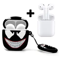 TWS - Audifonos i12 tactil estuche de silicona de venom