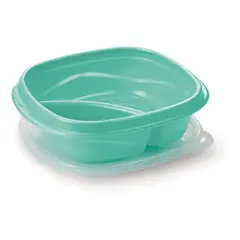 RUBBERMAID - Set Envases Plástico X3 Portcomidas Divisor 555ml