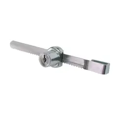 GENERICO - Chapa Cerradura Para Vitrina Tipo Cremallera - Serrucho