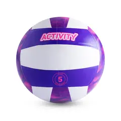ZOOM SPORT - Balon de Voleibol Activity N° 5 Blanco Morado ZOOM SPORTS