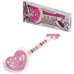 MULTIPLACE COLOMBIA - Guitarra para niña eléctrica luminosa importada alta calidad-