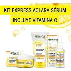 GARNIER - Kit Facial Express Aclara Sérum