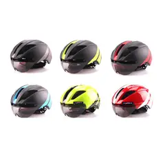 GENERICO - Casco Para Bicicleta De Alta Resistencia Con Lentes