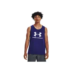 UNDER ARMOUR - Camiseta Hombre M SPORTSTYLE LOGO Azul UNDER ARMOUR.