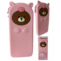 MULTIPLACE COLOMBIA - Cartuchera para niños kawaii oso pig line friends