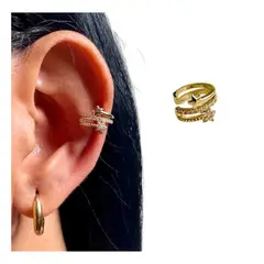 ACCESORIOS DE EVA - Arete Ear Cuff Simulador Lucero_.