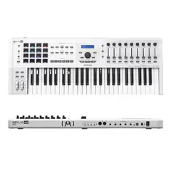 ARTURIA - KeyLab MKII 49 – Controlador MIDI Profesional Blanco.
