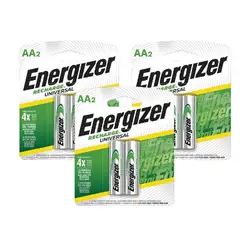ENERGIZER - Pilas Recargables 2AA x3 Und (6 Pilas)
