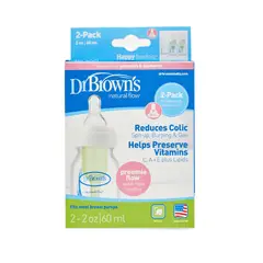 DR BROWNS - Tetero Dr.browns Options Prematuro 2oz X 2und