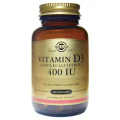 SOLGAR - Vitamina D3 400iu X 100 Capsulas