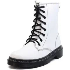 MOOPY - BOTAS TIPO MARTIN BLANCO BM-004