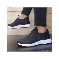 GENERICO - TENIS UNISEX NEGRO BLANCO