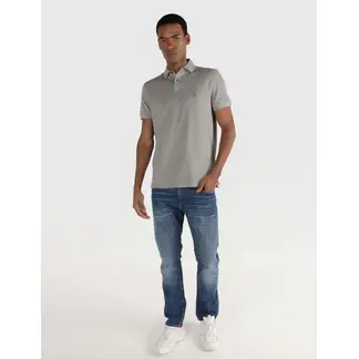 TOMMY HILFIGER - Polo Gris Clasica Para Hombre