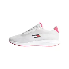 TOMMY HILFIGER - Tenis Blancos Estilo Deportivos Para Mujer