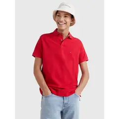 TOMMY HILFIGER - Polo Para Hombre Rojo