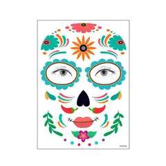 FRIOLENTA - Disfraz Halloween Catrina Mexicana Halloween Hippie