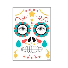 FRIOLENTA - Disfraz Catrina Dia de Muertos Halloween Calavera de Azucar