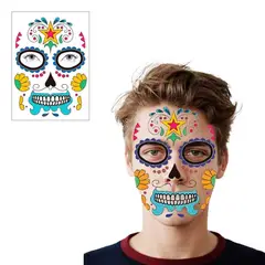 FRIOLENTA - Maquillaje Tatuaje Temporal Halloween Disfraz Luchador
