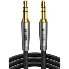 UGREEN - Cable Auxiliar Audio Estéreo Jack 3.5mm Macho a Macho Auriculares 1m